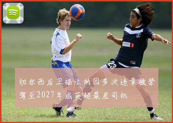 切尔西后卫福法纳因多次违章被禁驾至2027年成英超最差司机